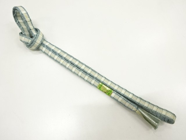 JAPANESE KIMONO / UNUSED HAND-TIED OBIJIME